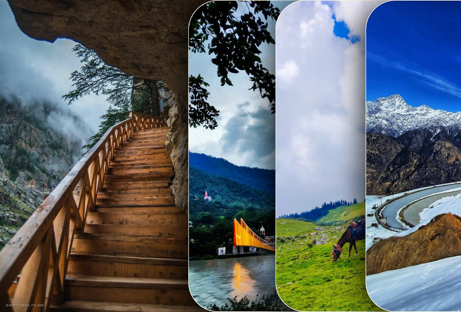 20 Days Complete Uttarakhand Tour from Delhi – Rishikesh, Harsil, Chopta, Auli, Munsiyari, Nainital & Corbett
